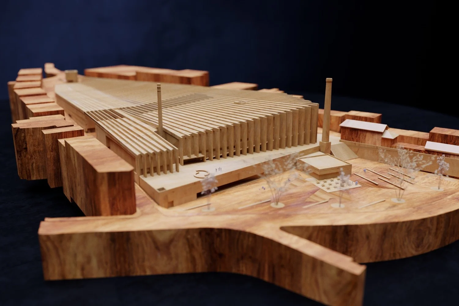 Maquete do projecto Gaia Museu-Ambiente